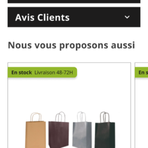 Mobile - Page Produit Personnalisé V1 - Etape 1